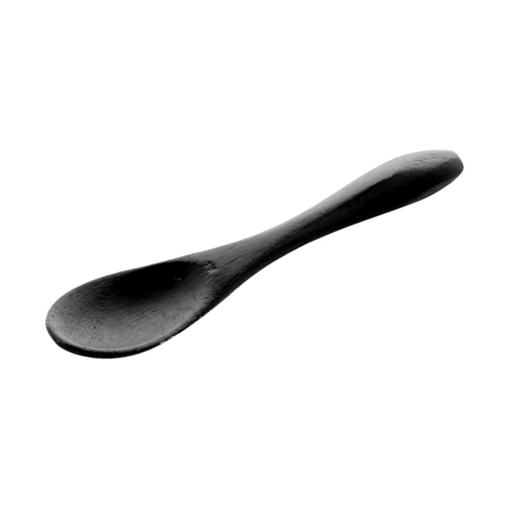 Bamboo Teaspoon Black 9cm (50 Units) 