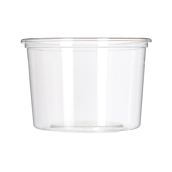 Tub Deli Container PLA Clear Compostable 480ml (50 Units) 