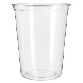 Tub Deli Container PLA Clear Compostable 960ml (600 Units) 