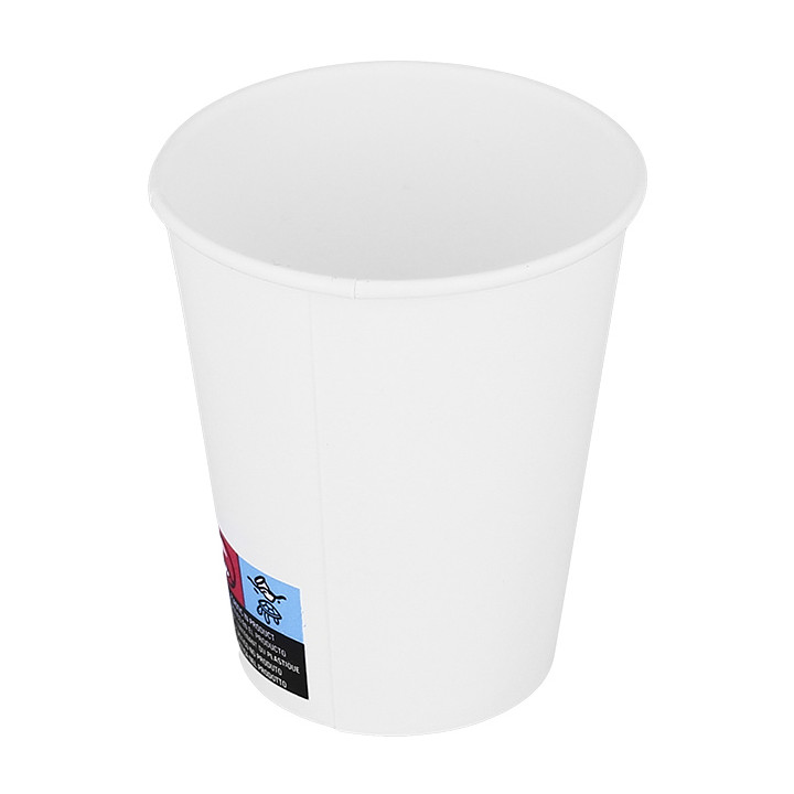 Paper Cup White ECO 8Oz/240ml Ø8cm (50 Units)