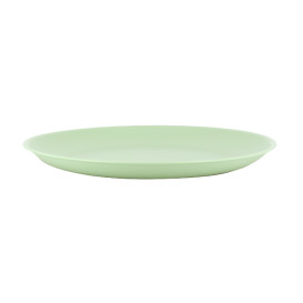Reusable Plate Durable PP Mineral Green Ø23,5cm (12 Units)