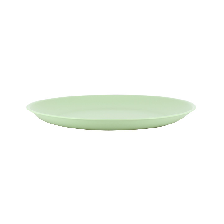 Reusable Plate Durable PP Mineral Green Ø23,5cm (6 Units)