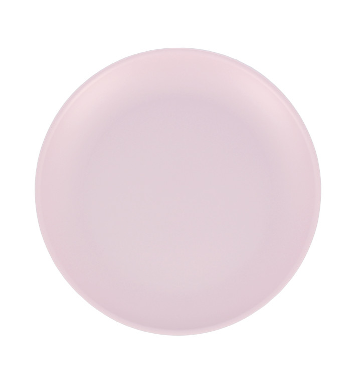 Reusable Plate Durable Mineral-Filled PP Pink Ø23,5cm (1 Unit)
