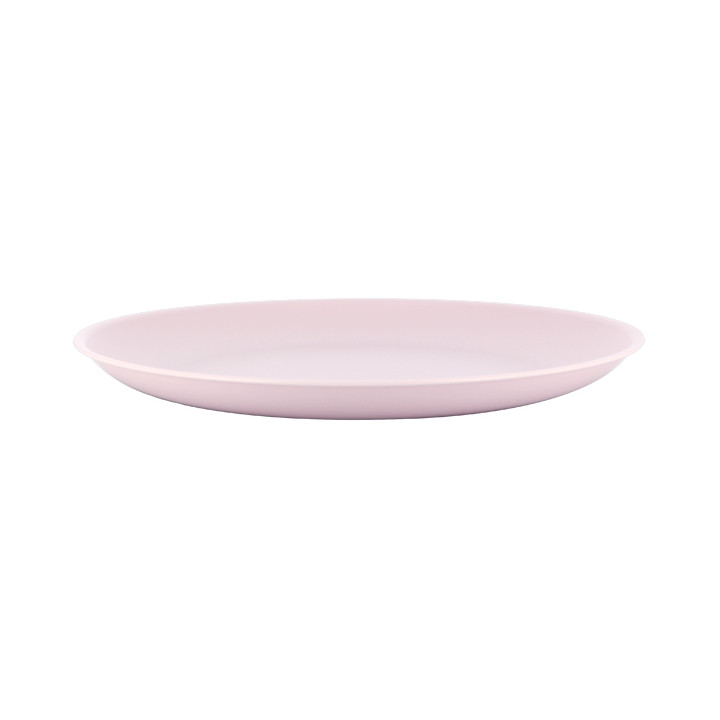 Reusable Plate Durable PP Mineral Pink Ø23,5cm (6 Units)