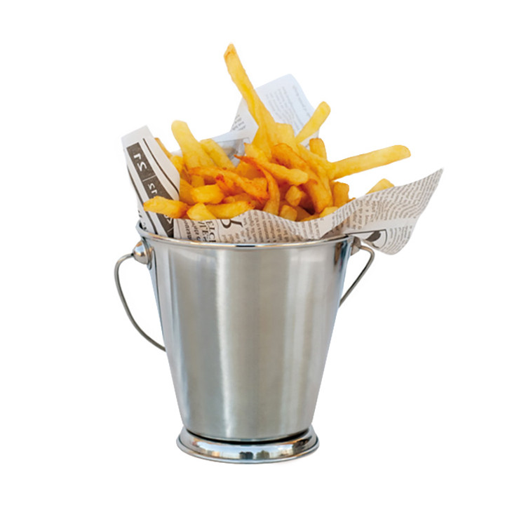 Serving Bucket Steel Ø12x12cm (1 Unit) 