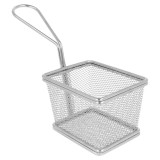 Serving Mini Fryer Container Steel 10x9x6cm (1 Unit) 
