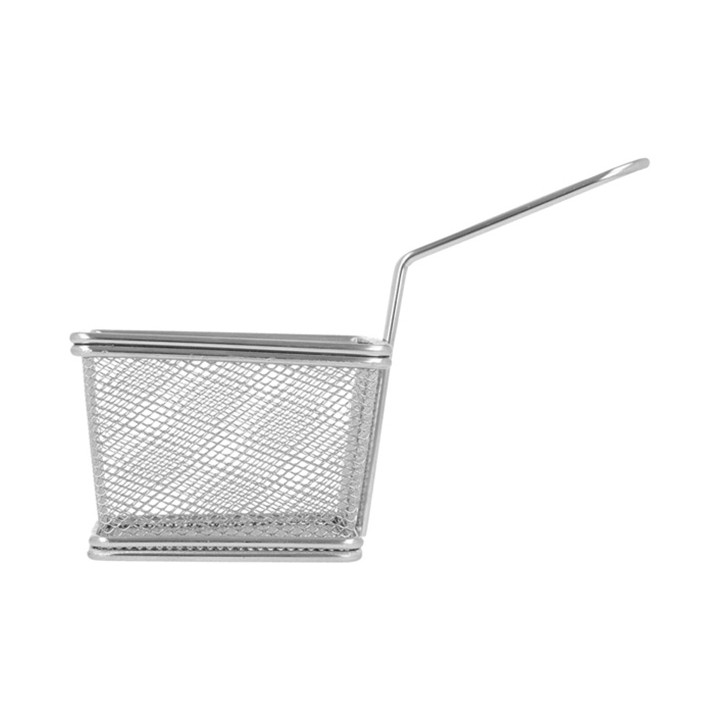 Serving Mini Fryer Container Steel 10x9x6cm (1 Unit) 