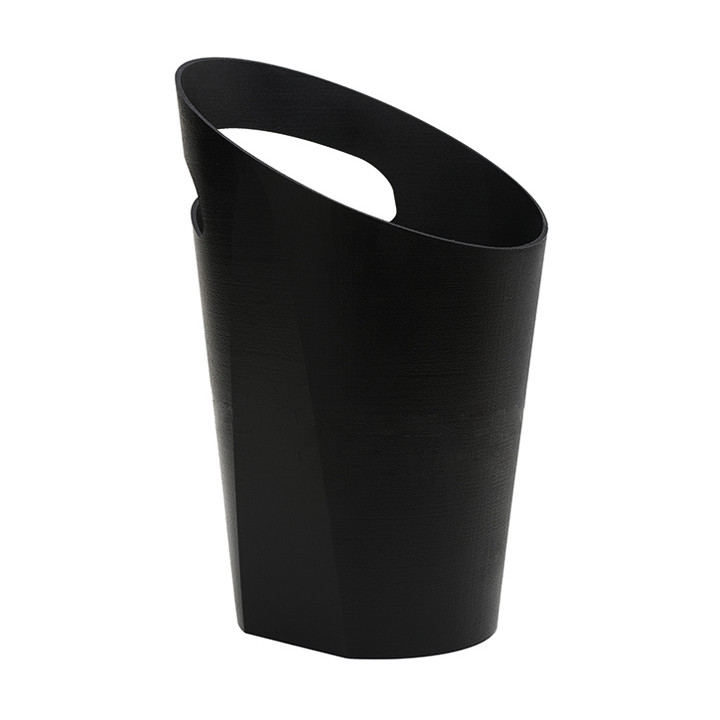 Reusable Ice Bucket PP Black for 1 Bottle (6 Units)