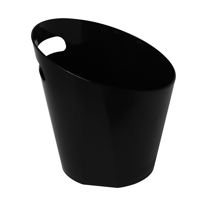 Reusable Ice Bucket PP Black for 7-8 Bottles (4 Units)