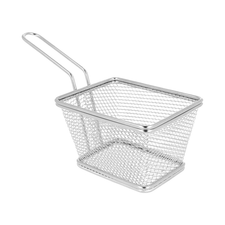 Serving Mini Fryer Container Steel 10x10x7,5cm (1 Unit) 