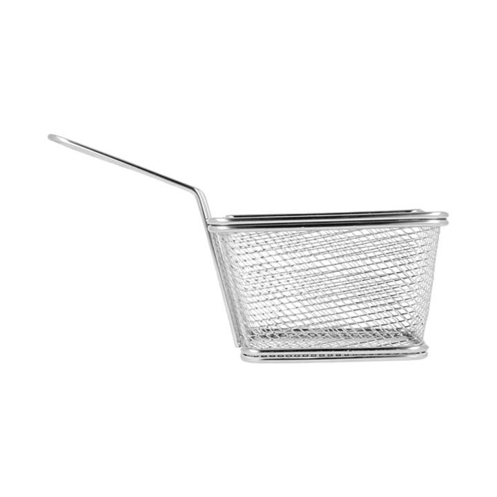 Serving Mini Fryer Container Steel 10x10x7,5cm (1 Unit) 