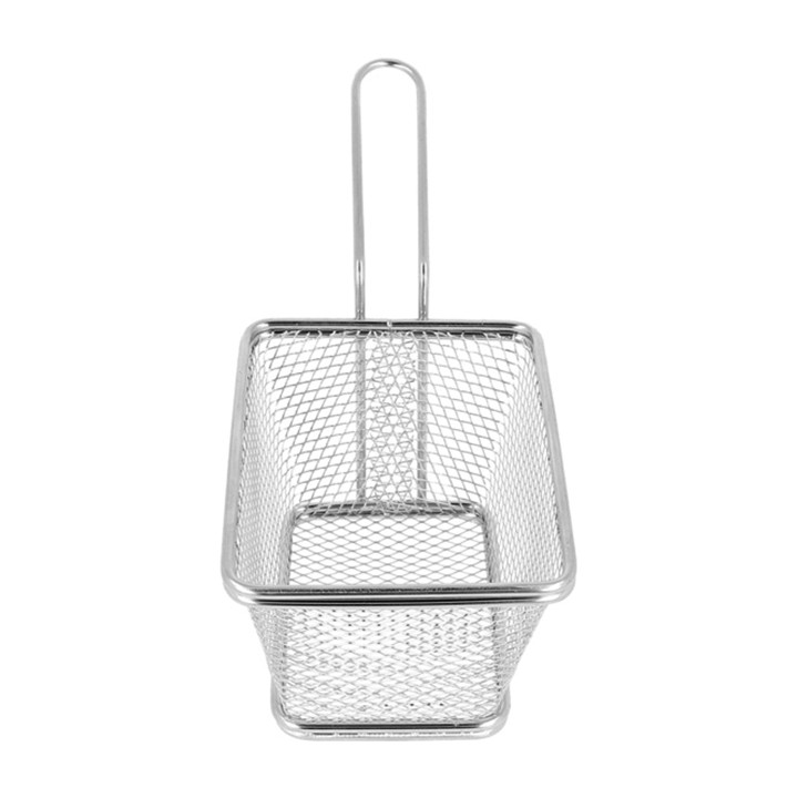 Serving Mini Fryer Container Steel 10x10x7,5cm (1 Unit) 