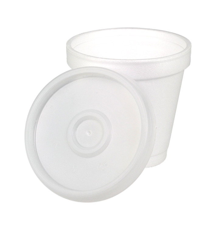 FOAM EPS Thermal Cup 4oz/120ml + Lid (100 Units)