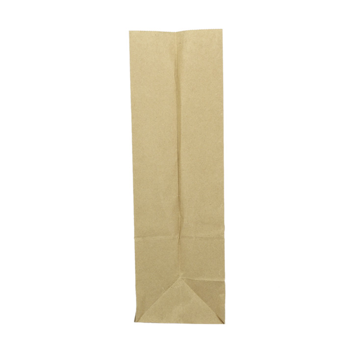 Paper Bag without Handle Kraft 60g/m² 18+11x34cm (25 Units) 