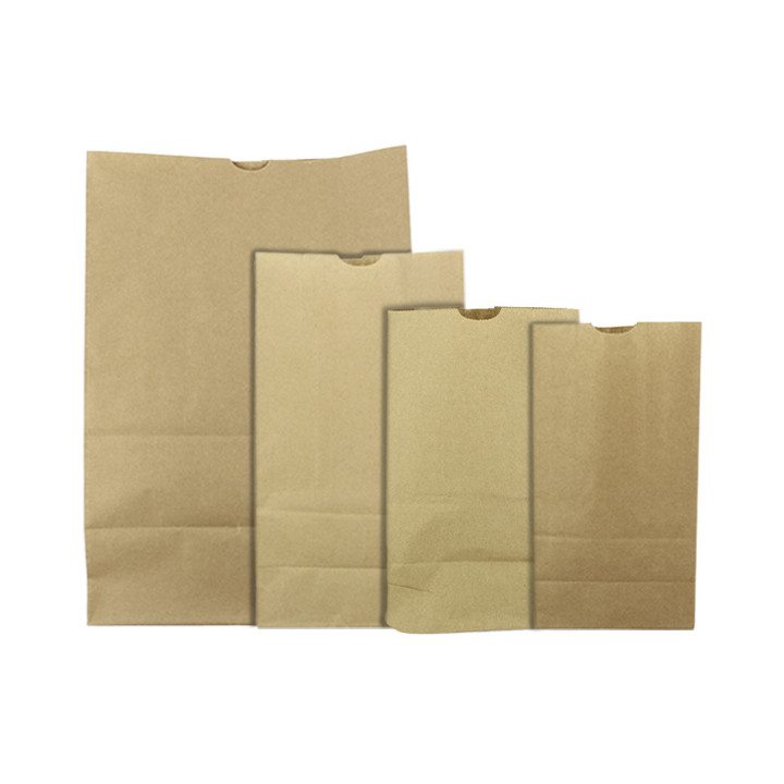 Paper Bag without Handle Kraft 60g/m² 18+12x29cm (1000 Units)