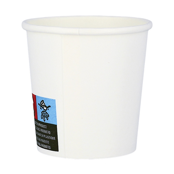 Paper Cup White ECO 4Oz/120ml Ø6,2cm (1.000 Units)