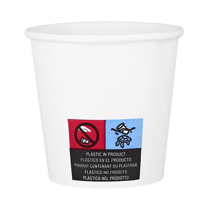 Paper Cup White ECO 4Oz/120ml Ø6,2cm (1.000 Units)