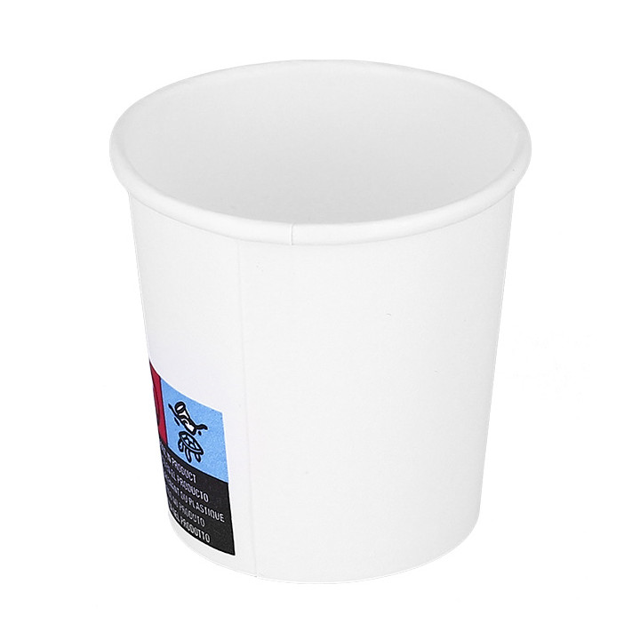 Paper Cup White ECO 4Oz/120ml Ø6,2cm (100 Units)