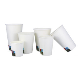 Paper Cup White ECO 8Oz/240ml Ø8cm (50 Units)
