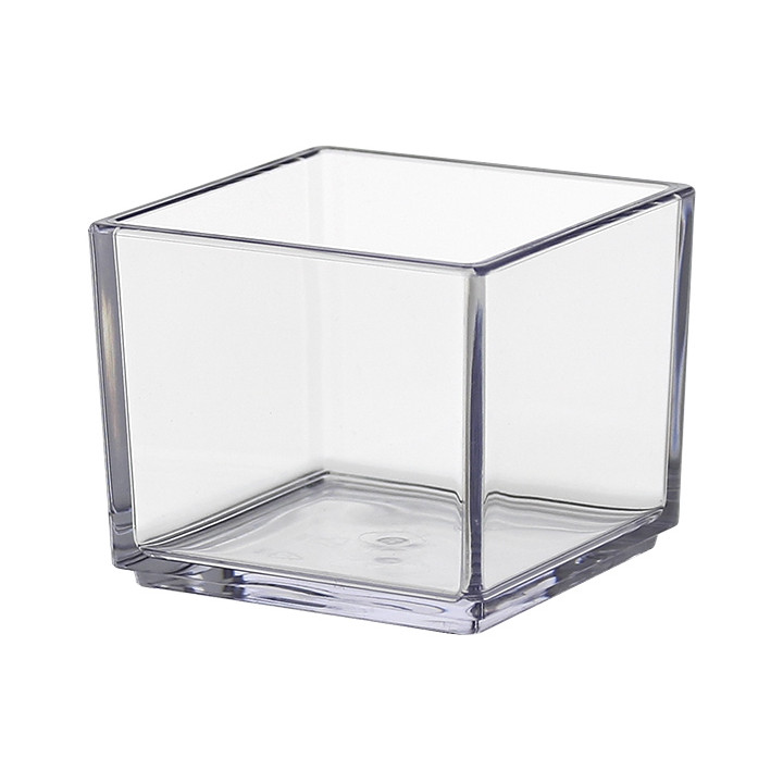 SAN "Cube" Durable Tasting Bowl Transparent 65ml (6 Units) 