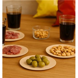 Wooden Plate Round Shape 15,5cm (300 Units)