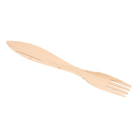Wooden Fork Wrapped 1,50cm (100 Units)  
