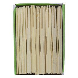 Bamboo Tasting Mini Fork 9cm (10000 Units)