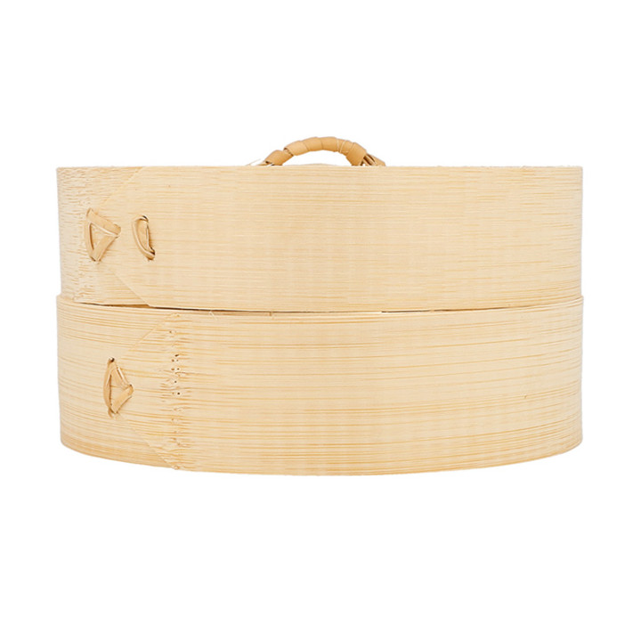 Bamboo Steamer with Lid Ø15x8cm (1 Unit) 