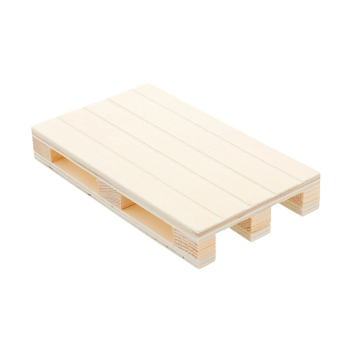 Wooden Mini Pallet Serving Platter 13x8x2cm (1 Unit) 
