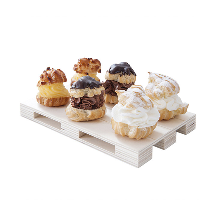 Wooden Mini Pallet Serving Platter 13x8x2cm (1 Unit) 