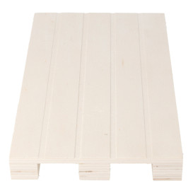 Wooden Mini Pallet Serving Platter 20x12x2cm (1 Unit) 
