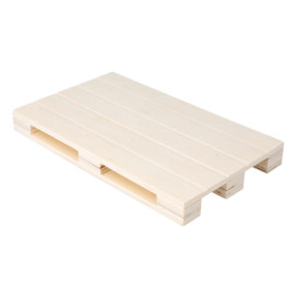 Wooden Mini Pallet Serving Platter 20x12x2cm (40 Units)
