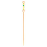 Bamboo Food Pick Natural Design 12cm (100 Units)  
