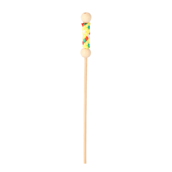 Bamboo Food Pick Natural Design 12cm (100 Units)  