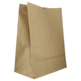 Paper Bag without Handle Kraft 70g/m² 20+16x40cm (25 Units)