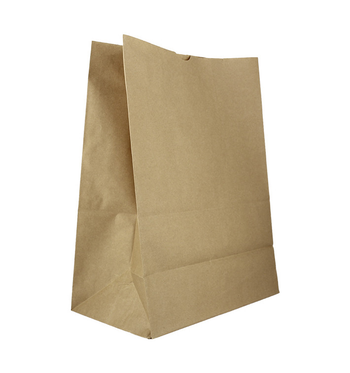 Paper Bag without Handle Kraft 70g/m² 20+16x40cm (25 Units)