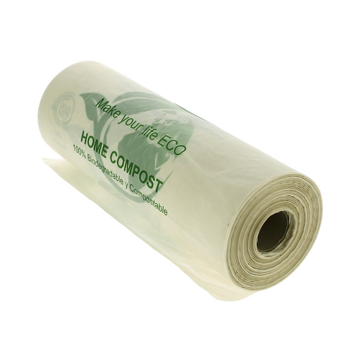 Roll of plastic bags Bio Home Compost 25x37cm (500 Units)