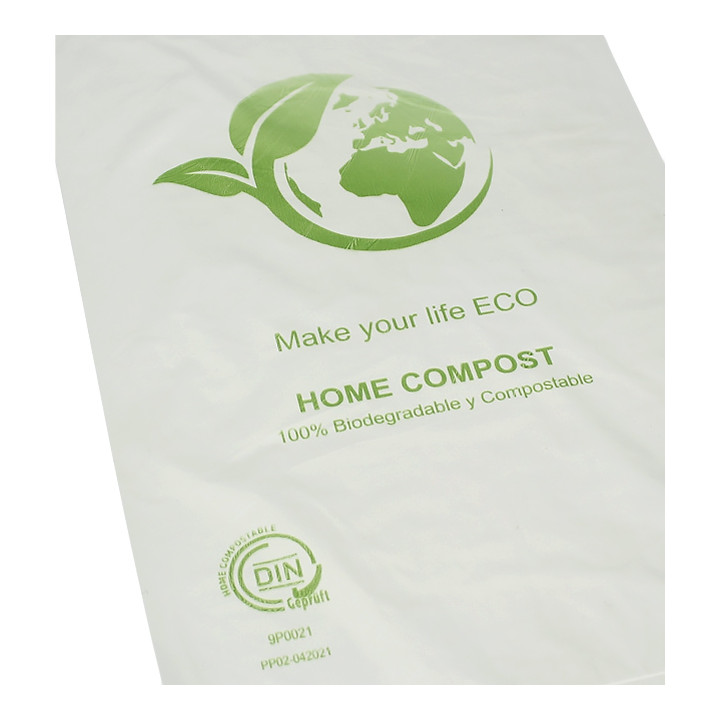 Plastic Bag Bio Home Compost 16x24cm (100 Units)