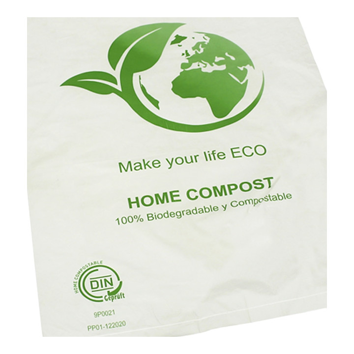 Plastic Bag Block Bio Home Compost 23x33,5cm (100 Units)