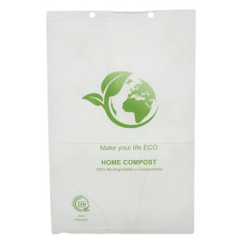 Plastic Bag Block Bio Home Compost 25x37cm (100 Units)