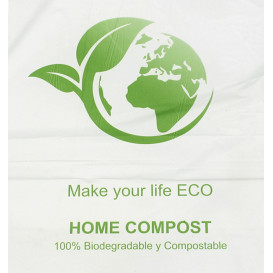 Plastic Bag Block Bio Home Compost 25x37cm (100 Units)
