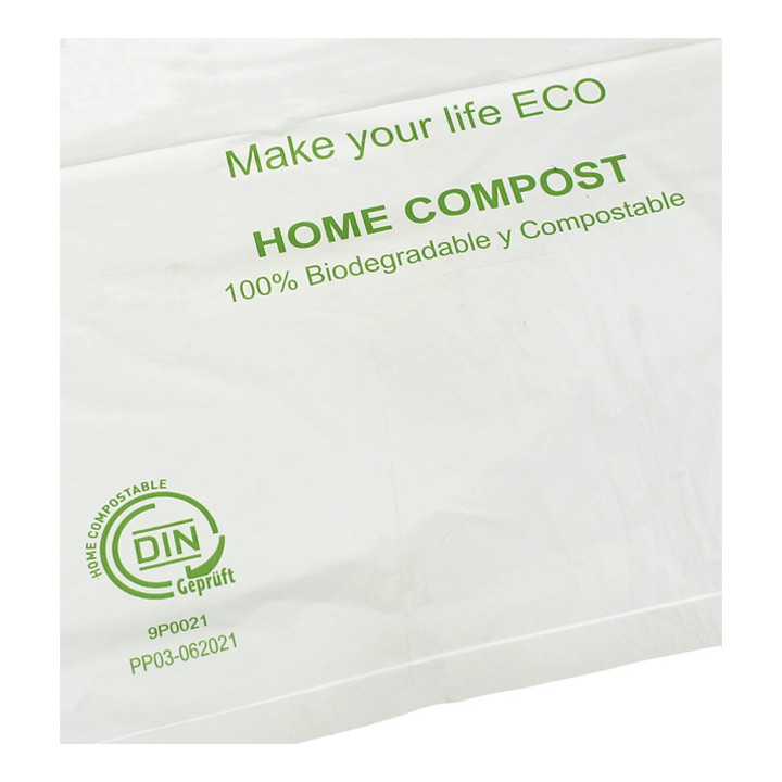 Plastic Bag Block Bio Home Compost 25x37cm (3.000 Units)