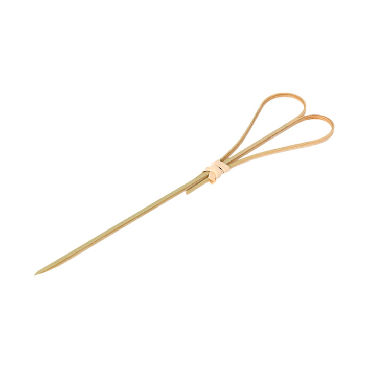 Bamboo Food Pick Heart Design 12cm (10000 Units)