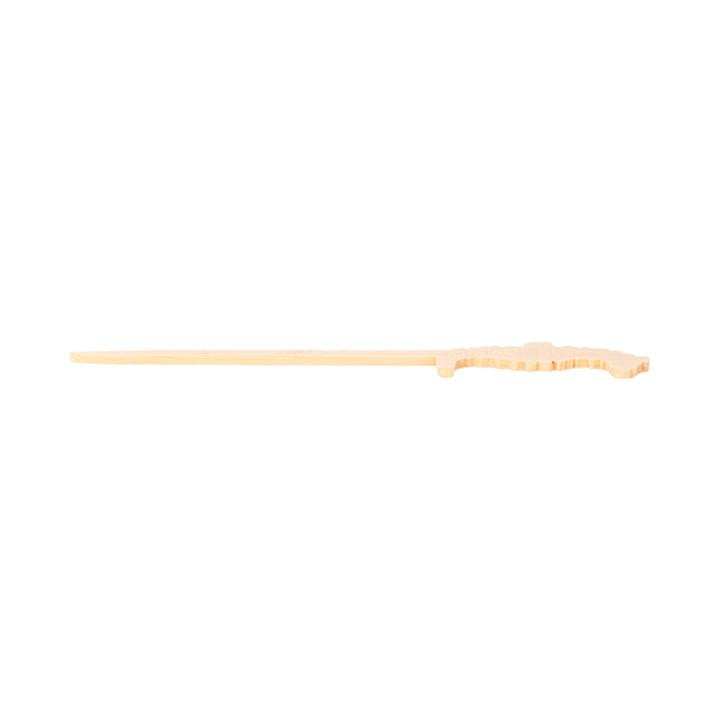 Bamboo Food Pick "Caballito Mar" Design 9cm (10000 Units)