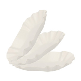 Paper Food Boat Tray Oval shape 16,5x10x3,5cm (250 Units)  