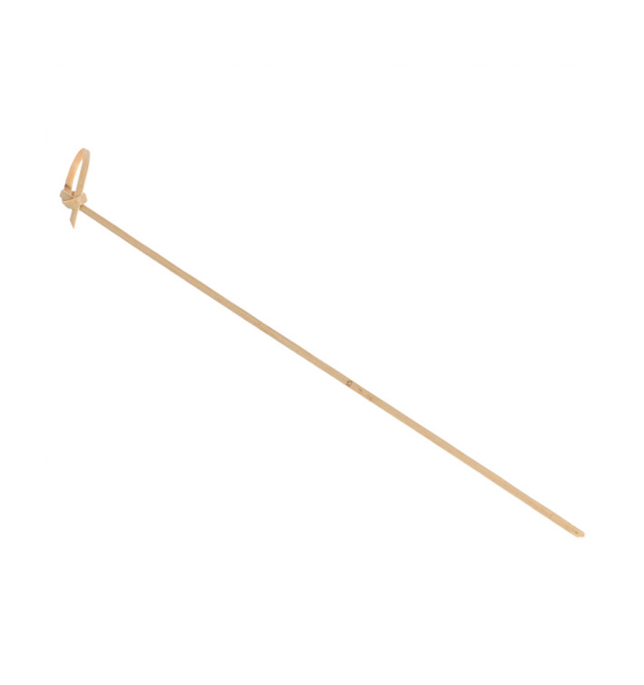 Bamboo Food Pick Bow Design 210cm (100 Units)  