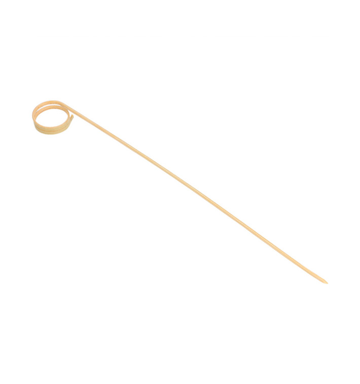 Bamboo Food Pick "Espiral" Design 20cm (100 Units)  