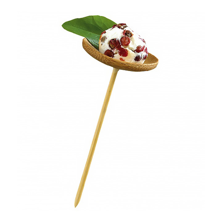 Bamboo Food Pick "Platillo" Design 10cm (1200 Units)