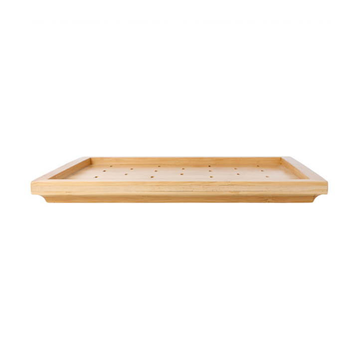 Bamboo Food Pick Holder Tray Golf Design 25x20cm (1 Unit) 