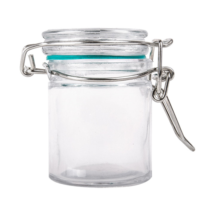 Glass Storage Jar Airtight 45 ml Ø4,5x6cm (24 Units) 